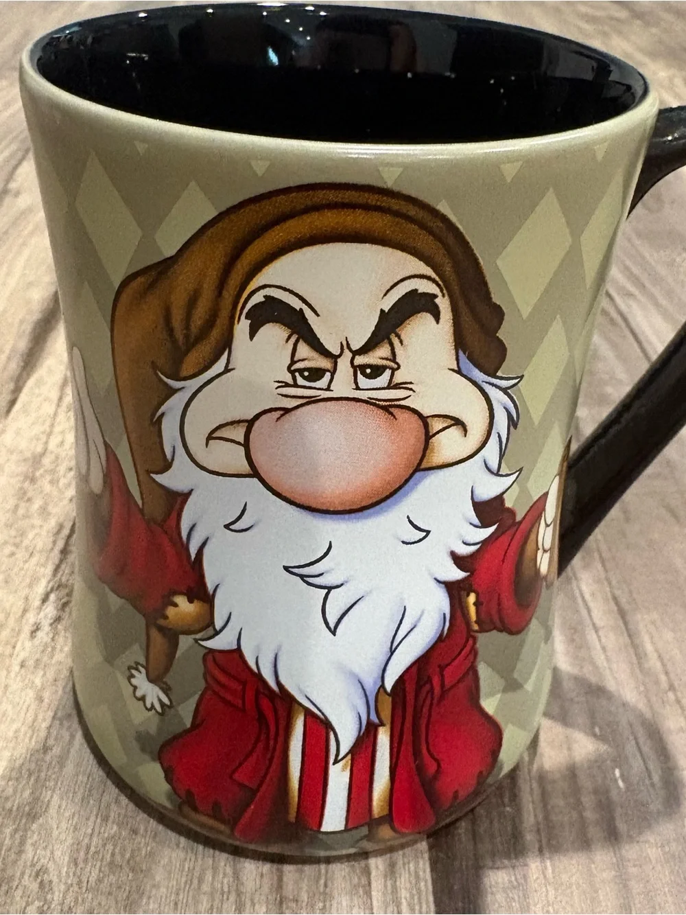 Disney Parks Grumpy Seven Dwarves Coffee Tea Mug Cup, I HATE Mornings!